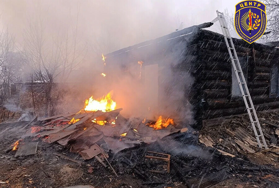 В Амурской области в пожаре погибли люди
