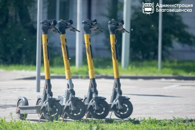 Полиция спортсмены волонтеры родители Благовещенска усиливают борьбу с электросамокатчиками