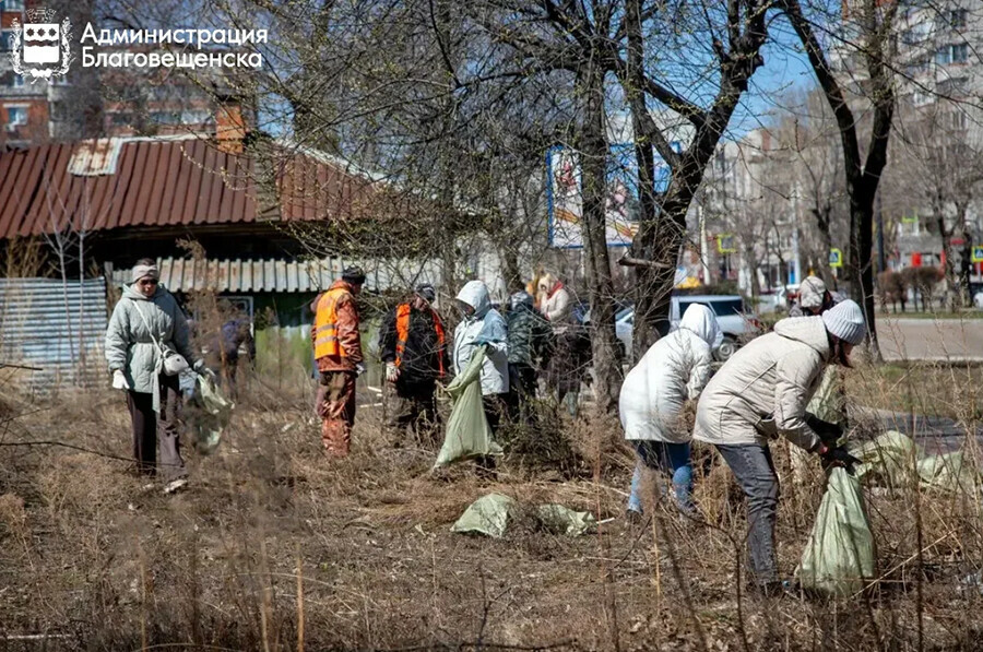 Благовещенцы присоединятся к всероссийскому субботнику какие участки станут самыми массовыми