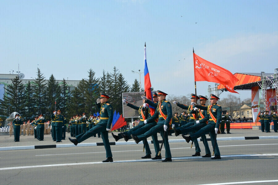 На военном параде в Амурской области 9 Мая техники не будет
