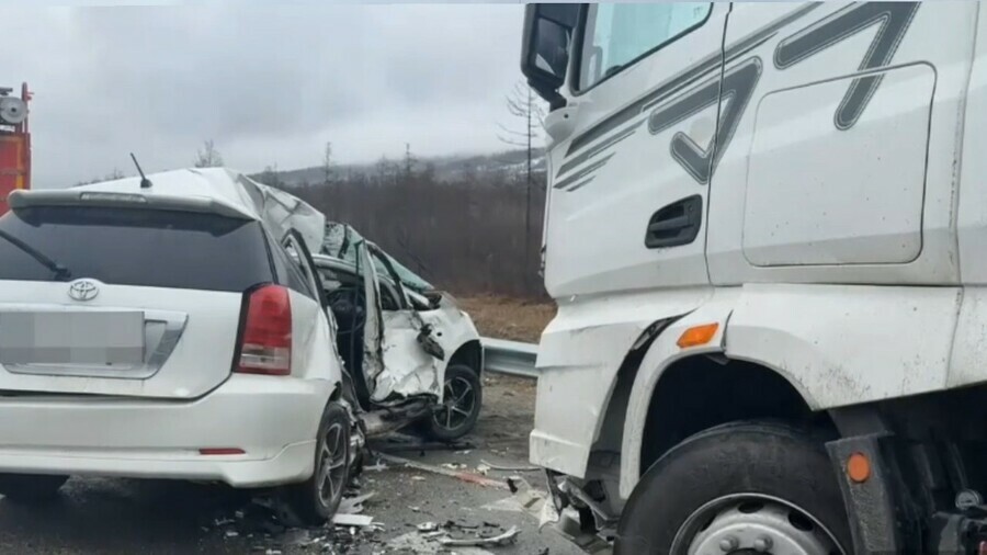 Амурчанин разбился насмерть на федеральной трассе в Забайкалье видео