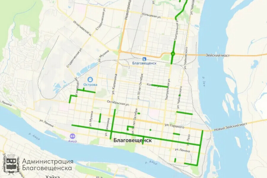 В Благовещенске скорректировали график ямочного ремонта и добавили новые участки Какие улицы приведут в порядок  