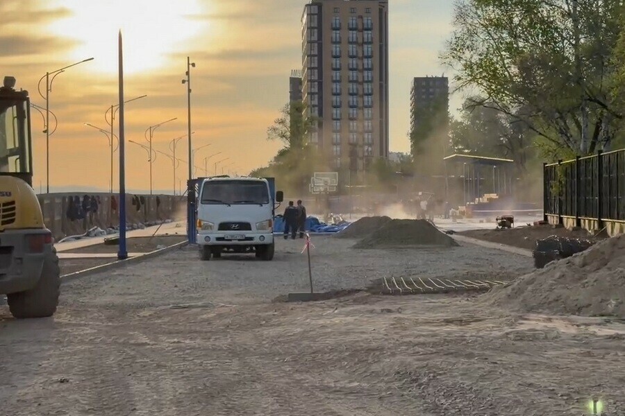 Появятся питьевые фонтанчики на набережной Благовещенска завершают строительство новой зоны отдыха видео 