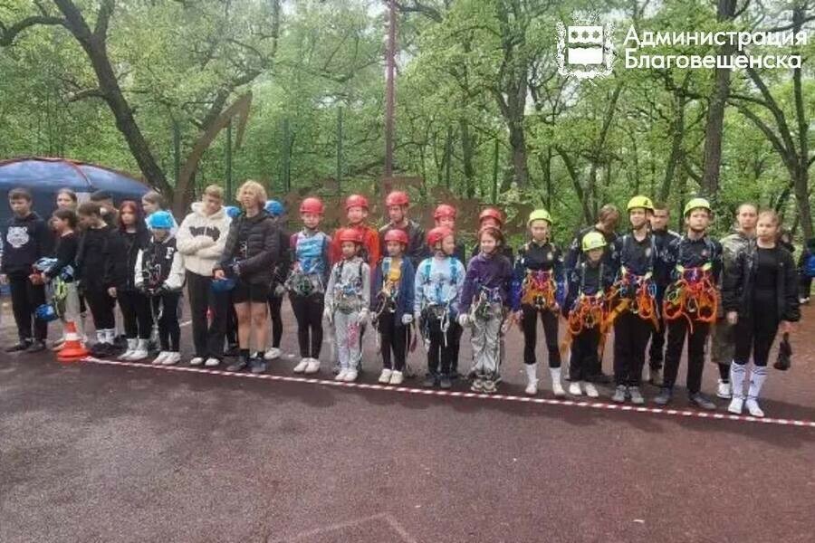В Первомайском парке Благовещенска прошло масштабное спортивное мероприятие фото 