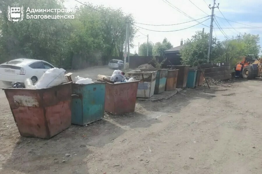 После жалоб жителей в Благовещенске ликвидировали свалку фото
