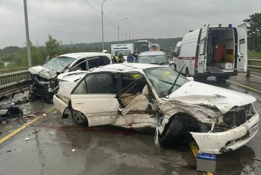 Аварию в Свободном в которой погиб водитель Toyota прокомментировали в ГАИ 