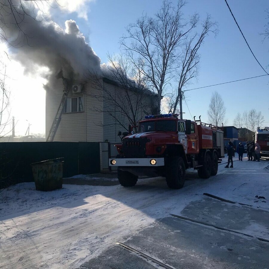 В Благовещенске в доме известных ведущих случился пожар