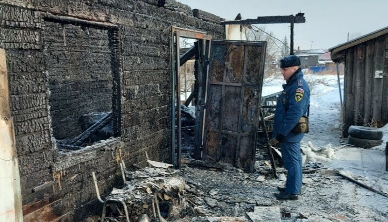 В селе под Хабаровском в пожаре погиб ребенок