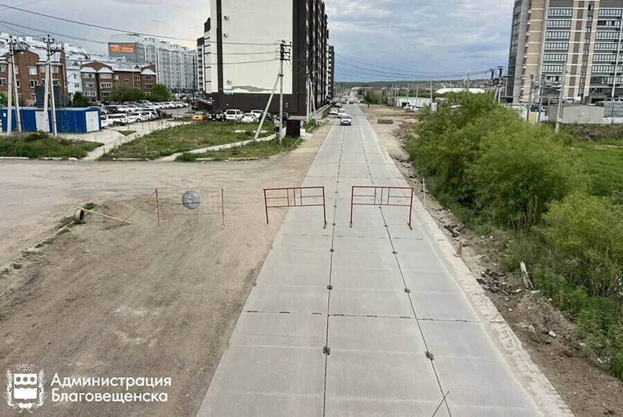 В Благовещенске стало удобнее проезжать к микрорайону Европейский 