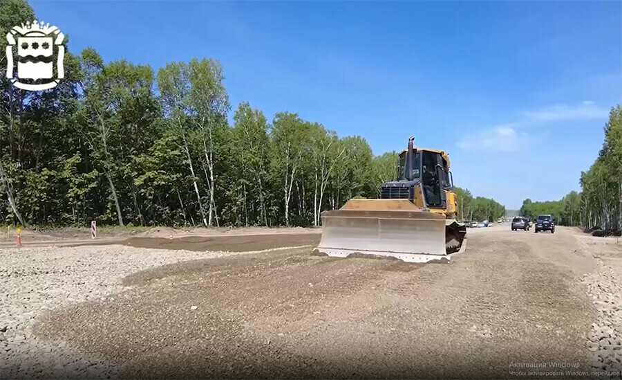 Что происходит на трассе ведущей из Благовещенска в аэропорт видео