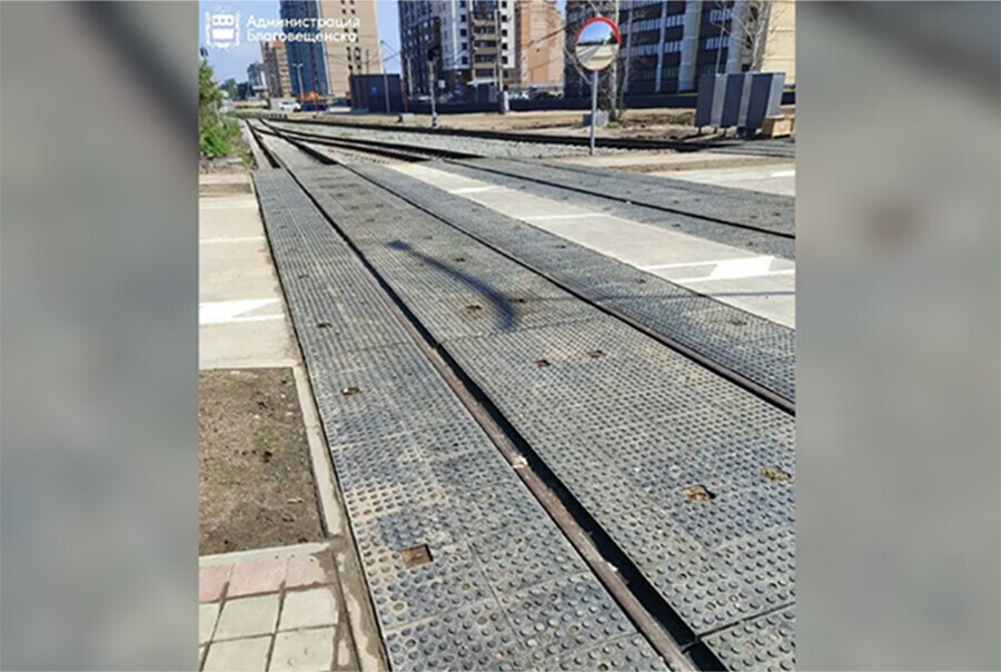 Новый железнодорожный переезд оборудовали в Благовещенске