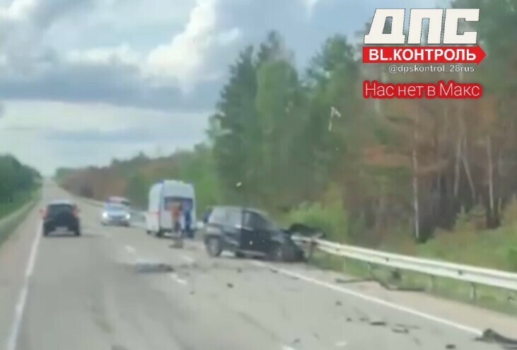 Жесткое ДТП произошло на федеральной трассе в Приамурье видео