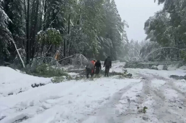 Июньский снегопад накрыл Забайкальский край видео