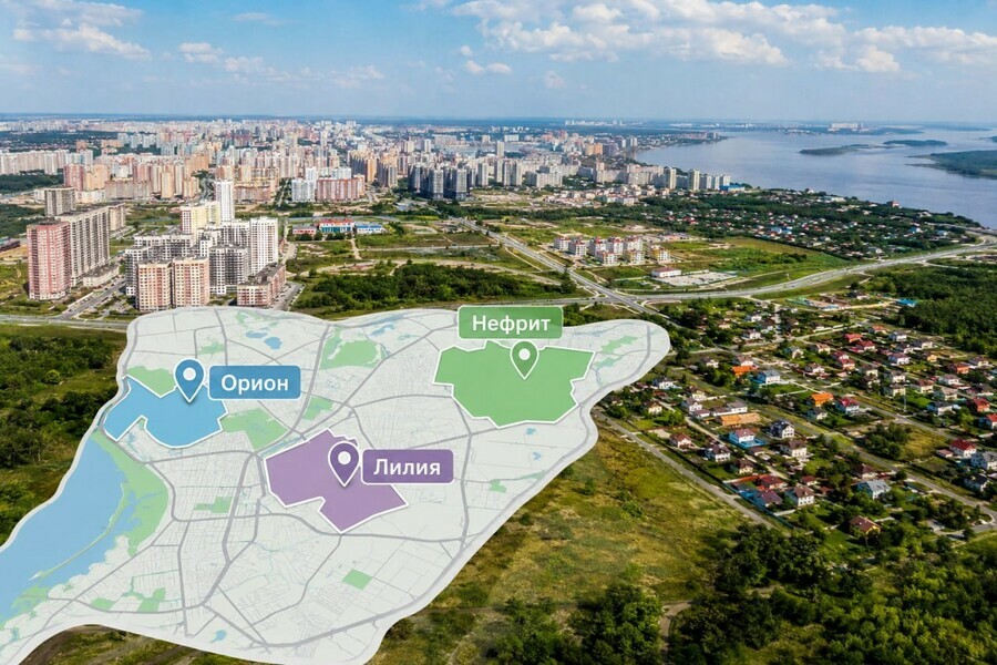 В Благовещенске появятся три новые городские территории Орион Лилия и Нефрит