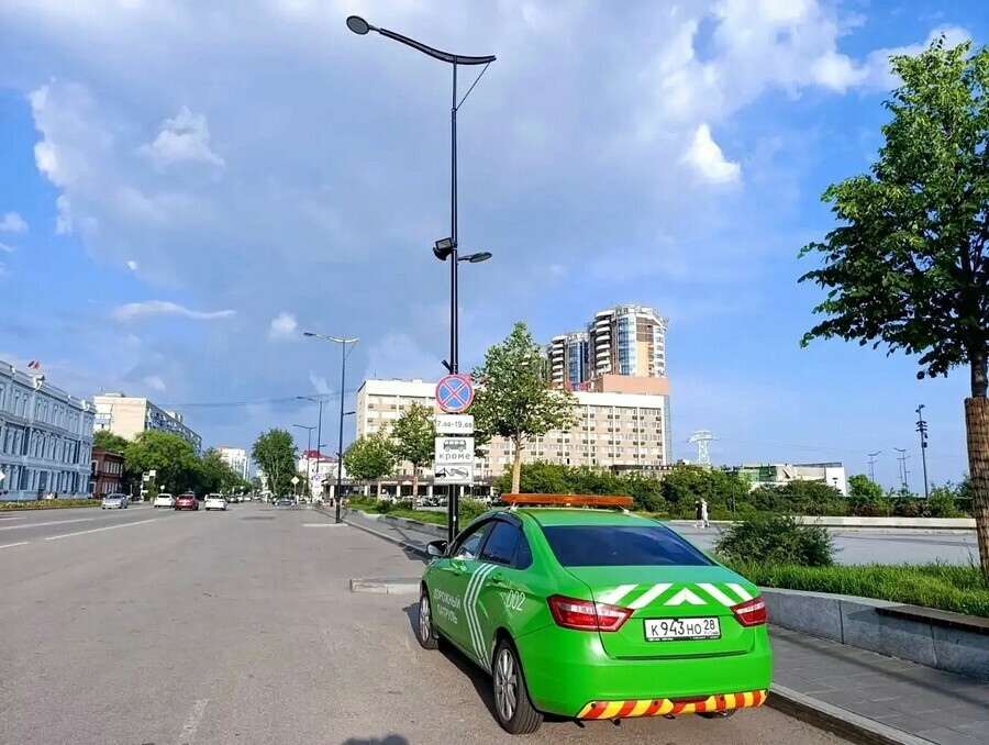 Власти похвалились что отучили благовещенцев парковаться возле площади Ленина