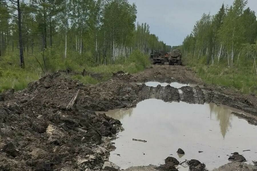 Власти в Приамурье признали критическое состояние трассы фотографии которой недавно вызвали в сети шок фото