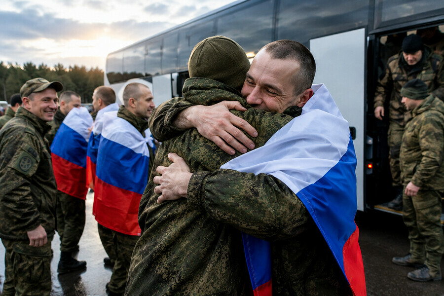 Россия вернула 160 военных из украинского плена