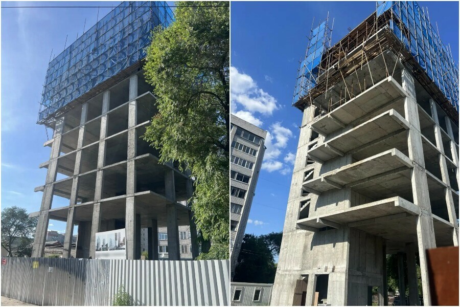 В Благовещенске по решению суда остановлено строительство многоэтажного дома