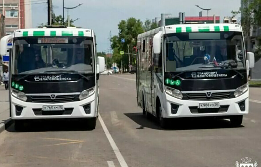 На улицу Лазо в Благовещенске вернулись автобусы