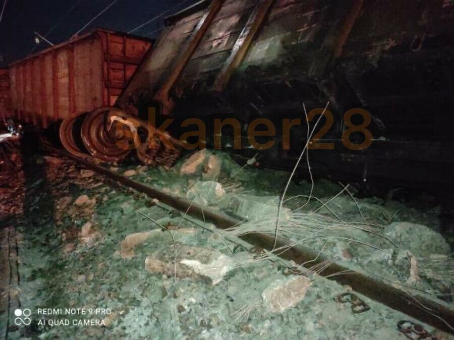 В Сковородинском районе сошел с рельсов поезд Задержаны пассажирские поезда фото 
