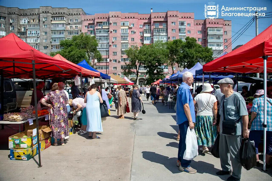 В Благовещенске открываются ярмарки выходного дня