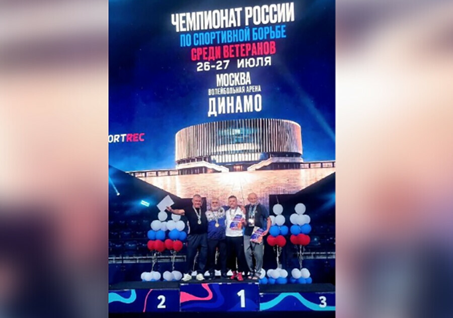 Борецветеран из Приамурья Игорь Докучаев на чемпионате России поднялся на пьедестал почета 