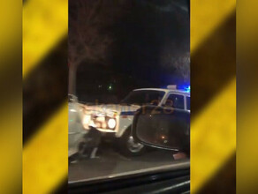 В Благовещенске произошло тройное ДТП Среди участников полицейский автомобиль видео