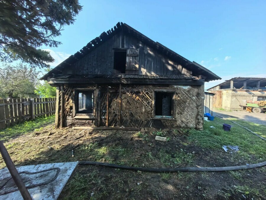 В Приамурье на пожаре погиб человек