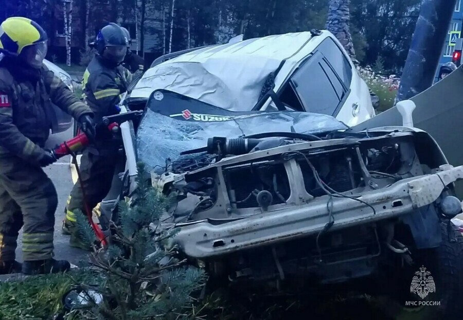Водитель который влетел в столб в Тынде оказался пьяным
