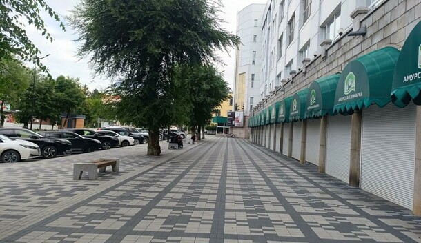Возле Амурской ярмарки появились лавочки но есть нюанс фото