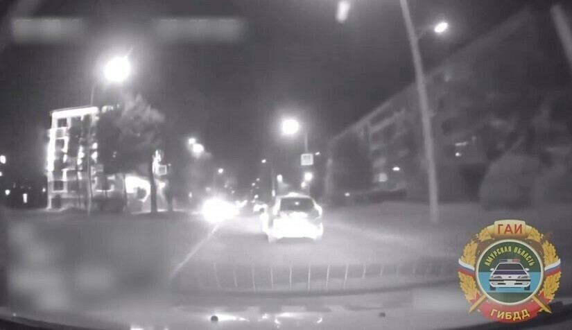 Погоня на Зейской пьяный благовещенец пытался скрыться от сотрудников ГАИ видео 
