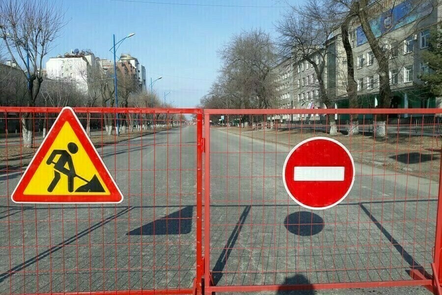 В Благовещенске закрыли для проезда транспорта перекресток Пушкина  Фрунзе