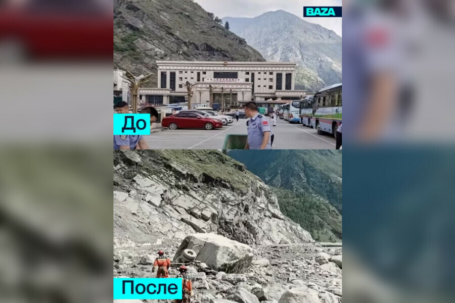 Опубликованы фото мощнейшего селя в Непале в формате до и после