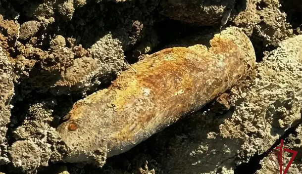 На дороге в Амурской области нашли снаряд