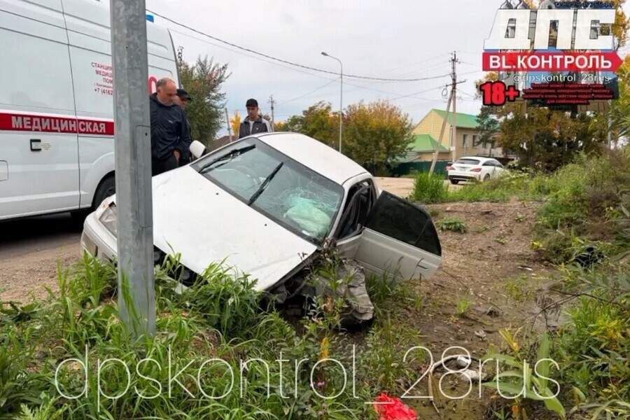 Жесткое ДТП произошло утром на 5й стройке в Благовещенске