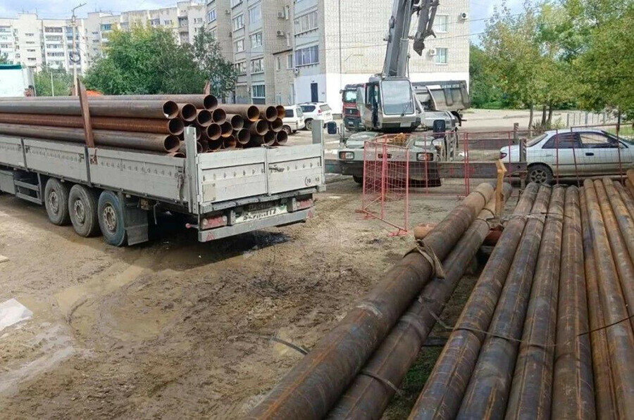 Теплосети все еще ремонтируют в микрорайоне Благовещенска
