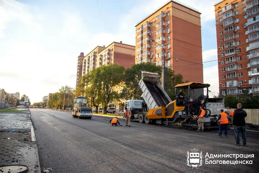 Два перекрестка на Октябрьской в Благовещенске будут открывать и закрывать поочередно 