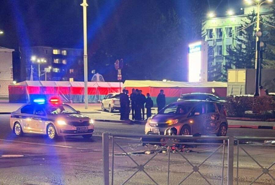 Парень с девушкой разбились на мотоцикле в Белогорске видео