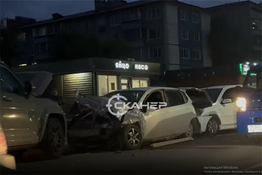 Тройное ДТП с пострадавшим произошло в Благовещенске видео