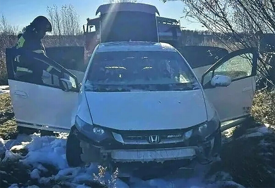 Автомобиль загорелся в садах Благовещенского округа