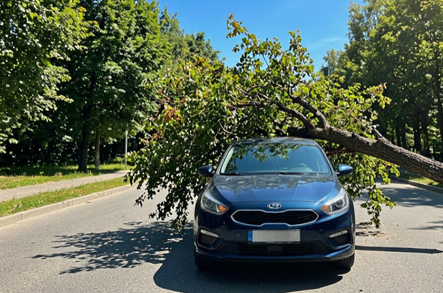  За упавшее на ее машину дерево амурчанка получила более 800 тысяч рублей хотя просила больше
