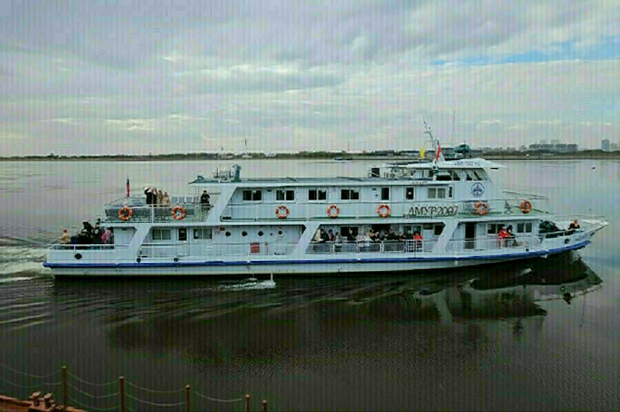 В Амурассо прокомментировали почему при выезде из Хэйхэ туристы могут не попасть на свой теплоход
