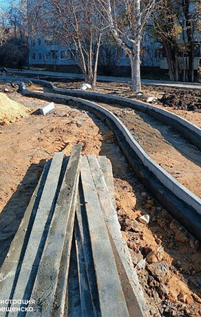 Очередной сквер начали благоустраивать в Благовещенске