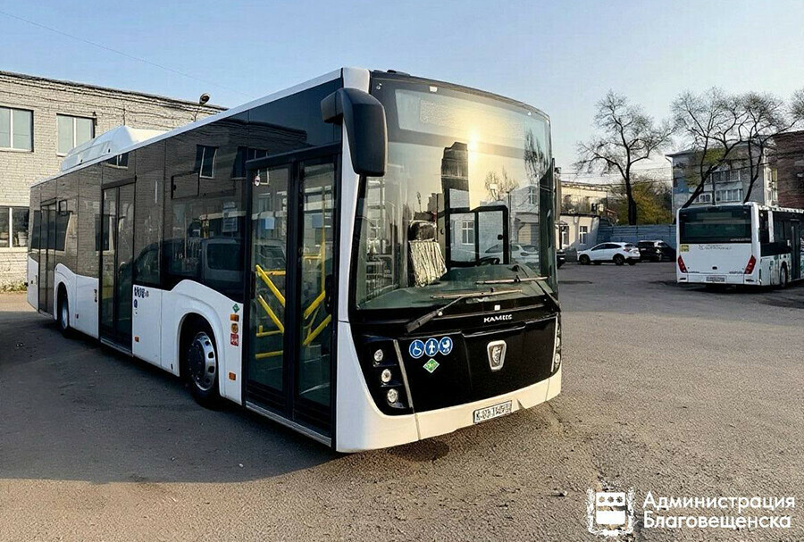 Больше газовых автобусов стало в Благовещенске