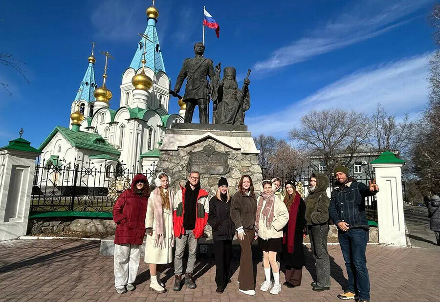 В Благовещенске гостят молодые блогеры из Владивостока фото
