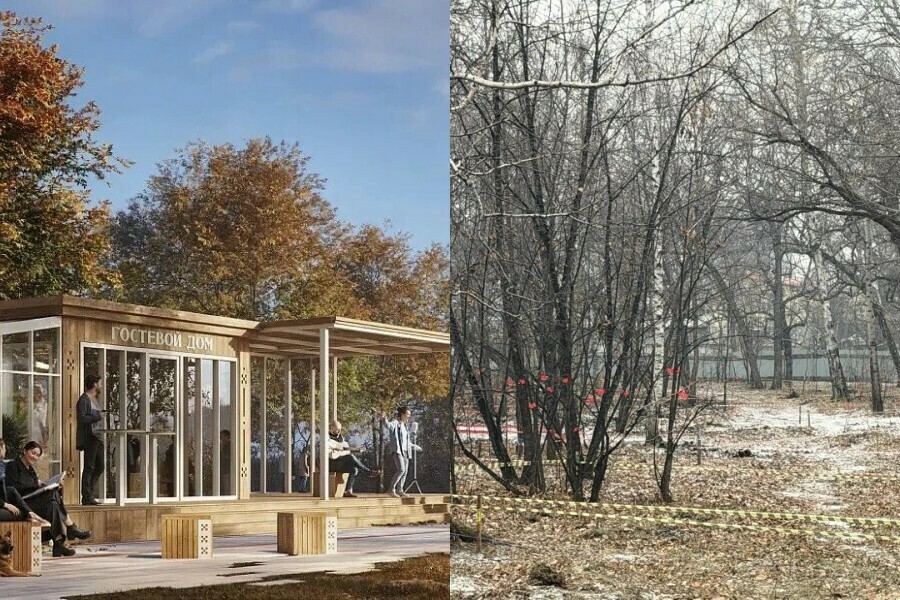 С ширмами кроватями и лампами XIX века какой станет Левашовская роща на берегу Зеи в Благовещенске фото